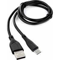 Кабель USB 2.0 Cablexpert, AM/Type-C, издание Classic 0.1, длина 1м, черный CCB-USB2-AMCMO1-1MB