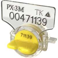 Пломба роторная рх-3М (для счётчиков) ТПК Технологии Контроля Цвет: желтый 24137