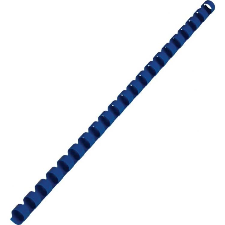 Пластиковые пружины для переплета BRAUBERG 100 шт., синие 530905