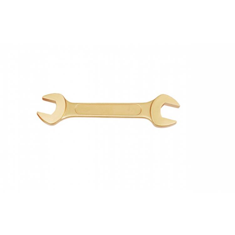 Гаечный рожковый двусторонний искробезопасный ключ TVITA мод. 146 30х32 мм AlCu TT1146-3032A