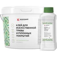 Полиуретановый клей ECOROOM 2К для искусственной травы, 10 кг, комплект из 2-х частей: А+Б Е-PUКлей -16586