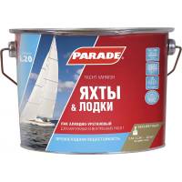 Лак яхтный алкидно-уретановый матовый PARADE L20 Яхты & Лодки 2,5 л Россия 90001484856