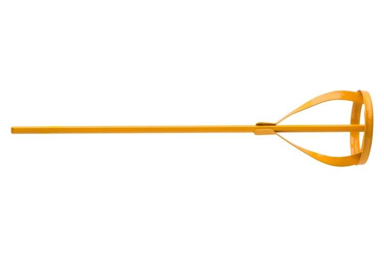 Миксер малярно-штукатурный средний желтый (85х400 мм) HARDY 0860-920085