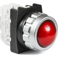Сигнальная арматура Emas красная со светодиодом 12-30 В перем. и пост. тока, серии H, 30мм H060XK