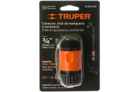 Коннектор для шланга быстрозащелкивающийся Truper CLICK-ACC 12722