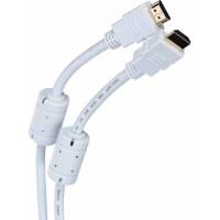 Кабель HDMI AOpen/Qust 19M/M ver 2.0, 10М, 2 фильтра, белый ACG711DW-10M