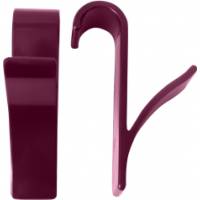 Комплект крючков для полотенцесушителя PRIMANOVA 2 шт. пурпурный, d=20мм M-B24-12