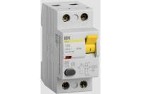 Выключатель дифференциального тока IEK 2п 16A 10mA тип AC ВД1-63 ИЭК MDV10-2-016-010