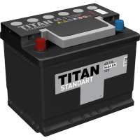 Аккумулятор TITAN STANDART 60.1 VL прямая полярность, 540 А, 242x175x190 мм 4607008882186