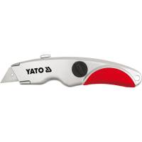 Нож YATO с выдвижным трапециевидным лезвием YT-7520