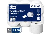 Туалетная бумага Tork SmartOne в больших рулонах, Т8, 6 рулонов 297493/472242 22166