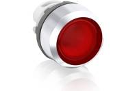 Красная кнопка ABB, без фиксации, MP1-21R, низкая, с подсветкой 1SFA611100R2101