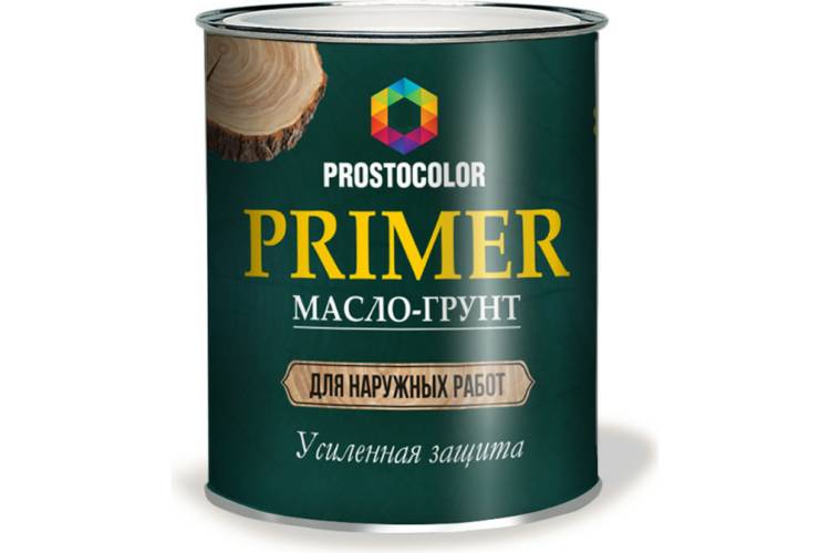 Масло-грунт для наружных работ ПРОСТОКОЛОР PRIMER 0,75 л 95777