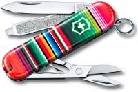 Нож-брелок Victorinox Classic Mexican Zarape 58 мм, 7 функций 0.6223.L2101