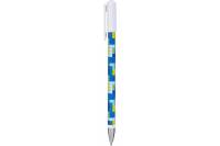 Шариковая ручка Hatber Cubes синяя, 0.7 мм с колпачком и клипом, 12 шт 070235