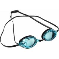 Очки для плавания BRADEX Спорт, черные, цвет линзы - голубой SF 0395