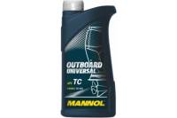 Mасло минеральное для 2-х тактных двигателей Outboard Universal (1 л) MANNOL 1421