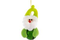 Подвесное украшение Волшебная страна Снеговик колокольчик, цвет зеленый 103195