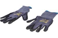 Эластичные перчатки KRAFTOOL Expert, р. XL, со вспененным нитриловым покрытием, 11285-XL
