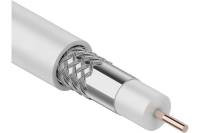 Коаксиальный кабель PROconnect LIGHT RG-6U, 75 Ом, CCS/Al/Al, 32%, бухта 100 м, белый 01-2251