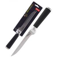 Нож с прорезиненной рукояткой Mallony MAL-04RS филейный 12.5 см 985364