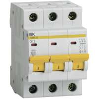 Автоматический выключатель IEK ВА47-29, 3Р, 13А, 4,5кА, х-ка D MVA20-3-013-D