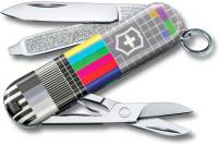 Нож-брелок Victorinox Classic Retro TV 58 мм, 7 функций 0.6223.L2104