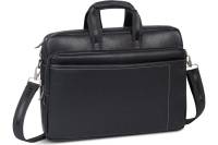 Сумка для ноутбука 16" и документов RIVACASE PU Laptop bag black full size 8940