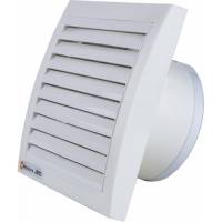 Вентилятор для ванной MMOTORS JSC мм 100 квадратный, белый, (с обратным клапаном) 1047