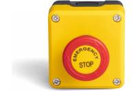 1 кнопочный пульт управления с аварийной кнопкой Emas с маркир., на грибке, 240В, 4А P1EC400E40E