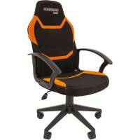 Игровое кресло CHAIRMAN Game 9 new ткань черный, оранжевый 00-07104743