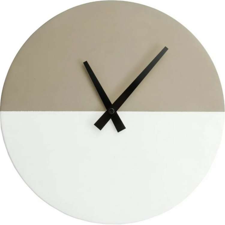 Настенные часы Vilart круглые, размер 27x27x4.2 см, бетон 18-308