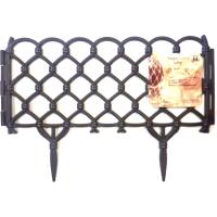 Декоративный забор Дачная мозаика Фаберже темно-коричневый 15245
