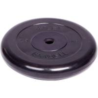 Обрезиненный диск Barbell Atlet d 26 мм, чёрный, 2.5 кг 2478