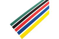 Термоусаживаемые трубки REXANT 25,0/12,5 мм, набор пять цветов, упаковка 25 шт. по 1 м 29-0175