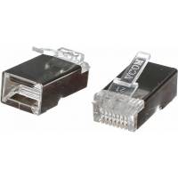 Коннекторы VCOM RJ45 8P8C для FTP кабеля 5 категории, экранированные, 100шт, VNA2230-1/100