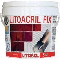 Пастообразный клей LITOKOL LITOACRIL FIX класс D1, 5 кг bucket 480910002