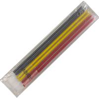 Графитовые грифели для карандаша WOODWORK d2,8 мм, красный, жёлтый, черный по 2 шт., 6 шт. в наборе RIF-28C