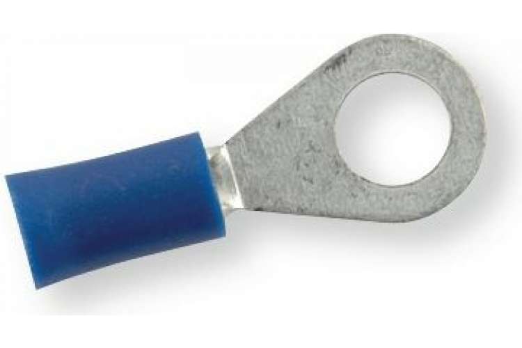 Изолированный разъем BERNER 6.5 мм синий кольцевой язычок 12416