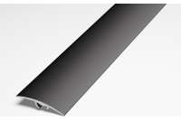 Порог разноуровневый алюминиевый Лука 41 мм, 2,7 м, декоративный, Черный УТ000021832