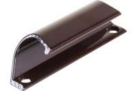 Дверная ручка для балкона Левша стальная, коричневая У1-0409.К