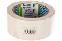 Упаковочная лента FOLSEN 48мм х 66м, белая, PVC 0777245