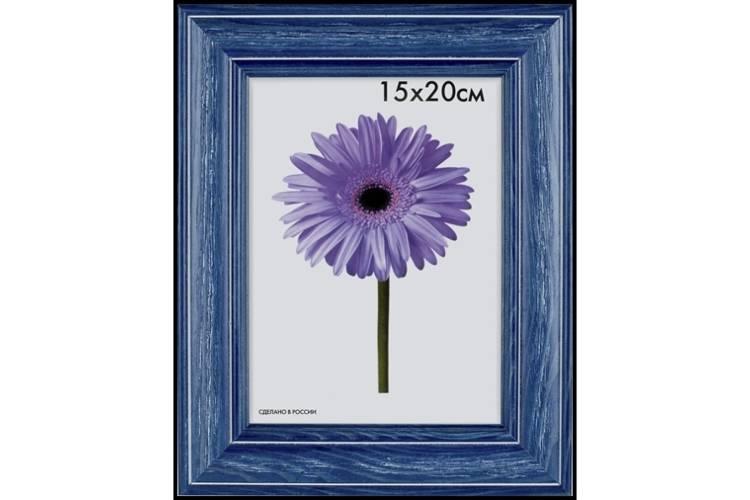 Деревянная рамка ООО Изометрика Polina 10x15 см синяя 0016-4-0004
