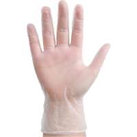 Виниловые одноразовые неопудренные нестерильные полимерные перчатки Saraya размер XL, 100 шт, белый 53525