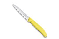 Нож для очистки овощей Victorinox лезвие 10 см, волнистое, желтый, 6.7736.L8