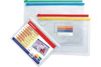 Пластиковый zip-пакет ErichKrause PVC Zip Pocket, A5, прозрачный 2937