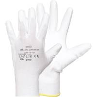 Нейлоновые перчатки с полиуретановым покрытием S.GLOVES KREZ белые, 08 размер 31613-08