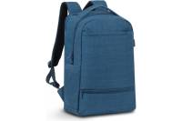 Рюкзак для ноутбука 17.3 RIVACASE Laptop backpack blue carry-on 8365blue