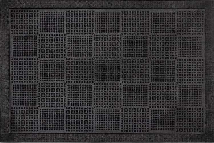 Придверный резиновый коврик ComeForte PIN MAT Шашки 40х60 см PM-003