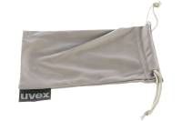 Чехол-салфетка для открытых очков Uvex микрофазер, серый 9954349